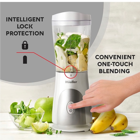 New Müeller Ultra Bullet Single Serve Personal Blender 15.2oz NWT - Picture 4 of 6